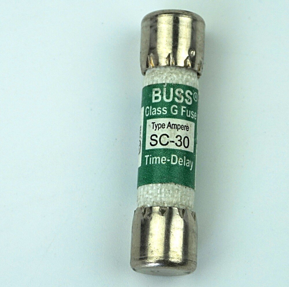 30 Amp Main Buss Fuse - Tub Spare Parts Time-Delay Class G Fuse BUSS