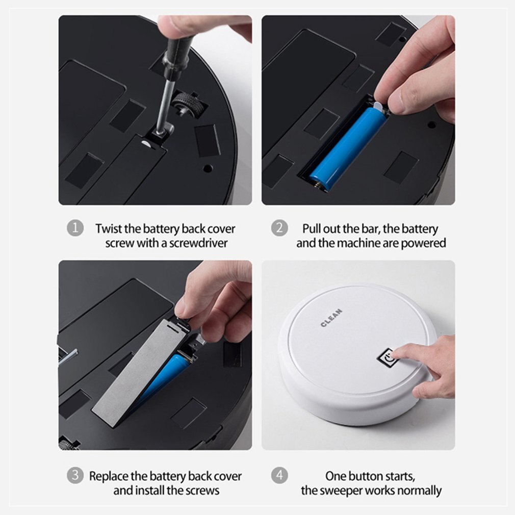 Automatic USB Charging Wireless Sweeping Robot Vacuum Cleaner Cordless Vaccum Robot Carpet Robots Mop Aspirador Aspiradora Robot