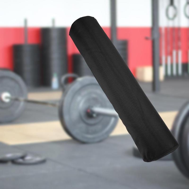 Skum barbell pad squat vægtløftning skum hals skulderbeskytter support gym pull up gripper udstyr vægte gym pads sort