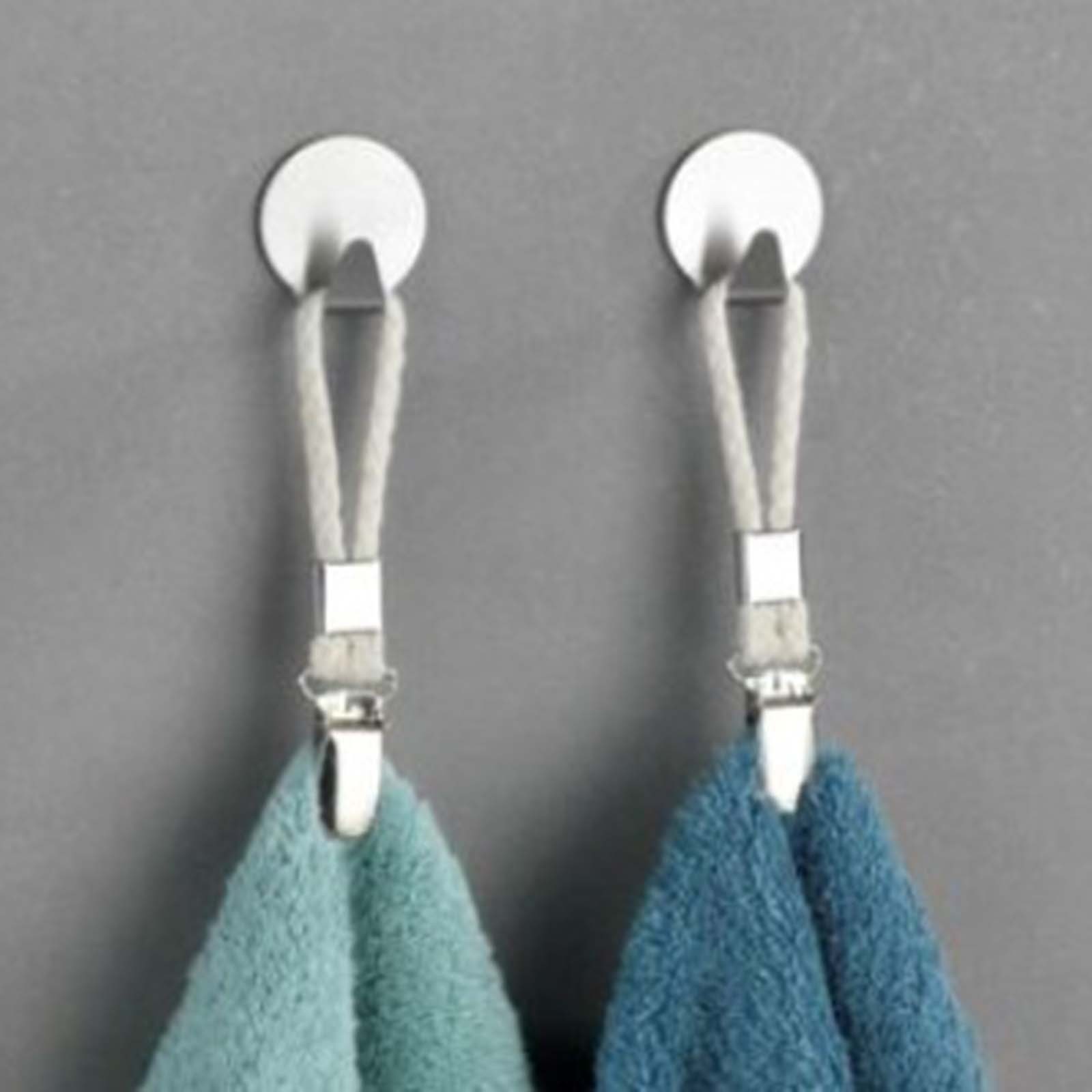 1/2/4Pcs Clothes Pegs Metal Stainless Steel Clothespins Laundry Tea Towel Hanging Clips Kitchen Bathroom Storages