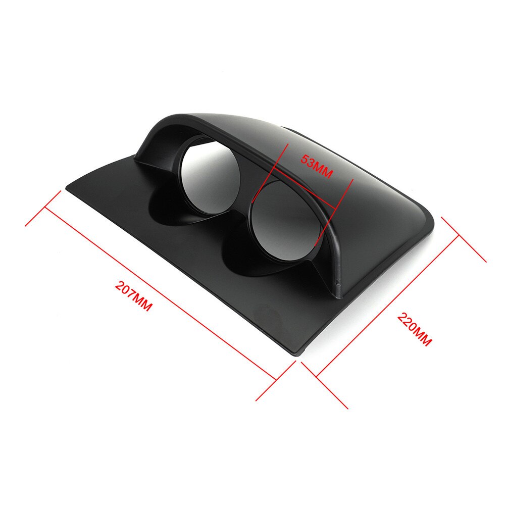 2inch 52mm Car Dash Board Gauge Cup Cover Plastic Dual Triple Gauge Pod Mount Holder