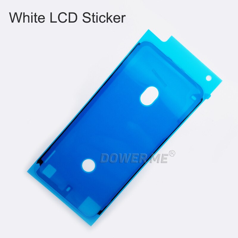 Dower Me Batterij Adhesive + Lcd-scherm Frame Bezel Seal Tape Waterdichte Sticker Lijm Voor Apple iPhone 7 i7G 4.7": White LCD Sticker