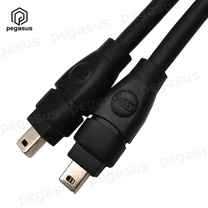 1.8 Meter Zwart Ieee 1394 4 Pin Firewire 400 Firewire 400 Male Naar Male Kabel