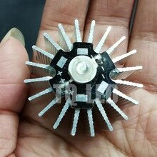 thumbnail image 2 of 2x 47x19mm Sunflower Aluminum Heatsinks For 1W/3W/5W LEDs – Round, Oxidation Resistant 2 of 3