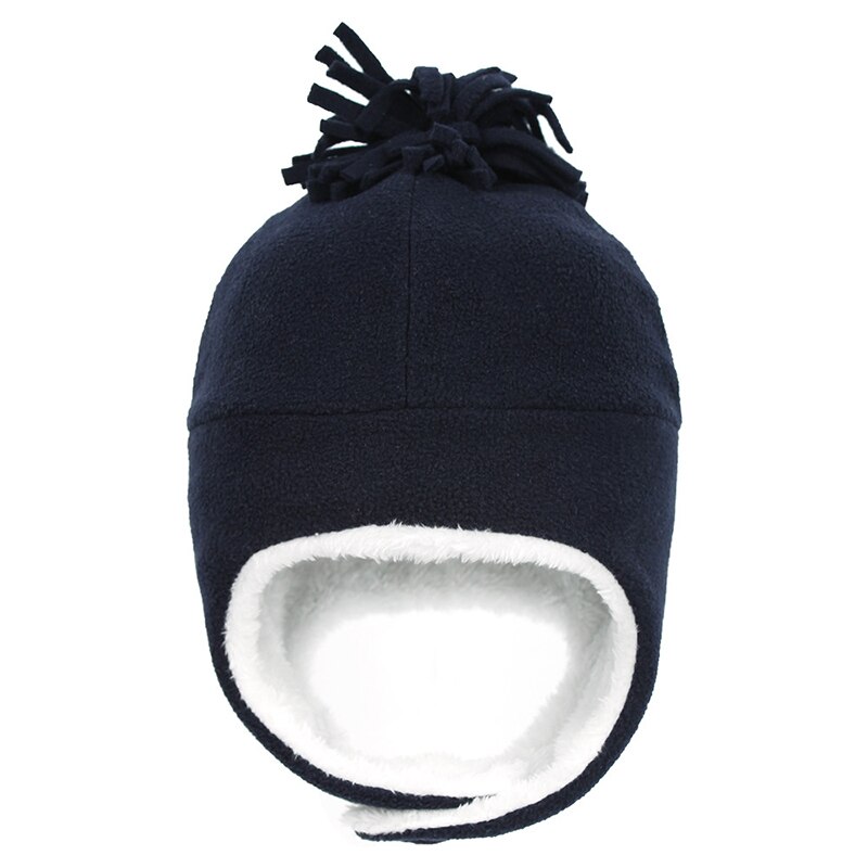 Baby Winter Warm Hat Boy Girl Fleece Knitting Crochet Earflap Beanie Hats Toddler Kids Wool Cap Autumn Hats