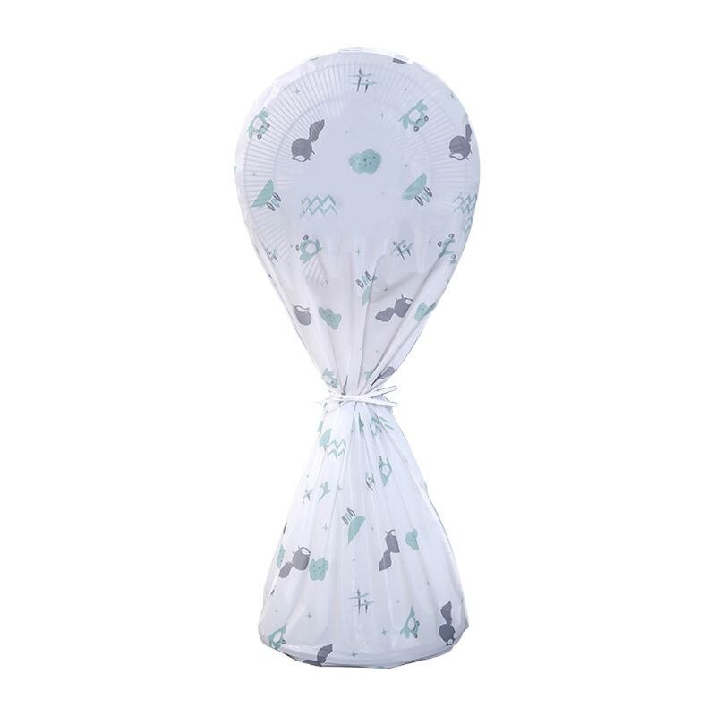 Electric Fan Dust Cover Guard Dust Proof Protector Case Storage Bag Protective Cap Home Organizer 2 Styles: L-Green Fox