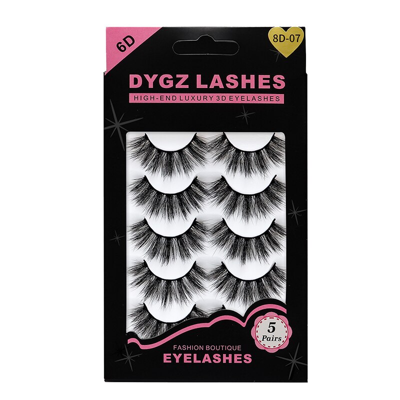 5 par 3d ögonfransar mink lösögonfransar handgjorda fluffiga fluffiga naturliga långa fransar dramatisk makeup ögonfransar cilios mink verktyg: 7