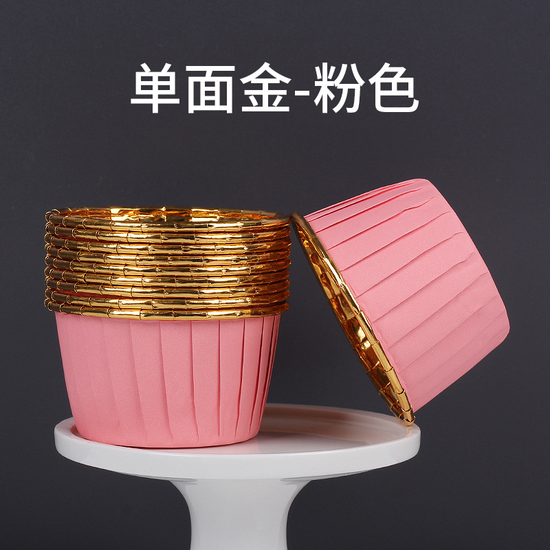 50pcs Middle size Newspaper Style Cupcake Liner Baking Cup For Wedding Party Tulip Muffin Cupcake Paper Oilproof Cake Wrapper: Clear