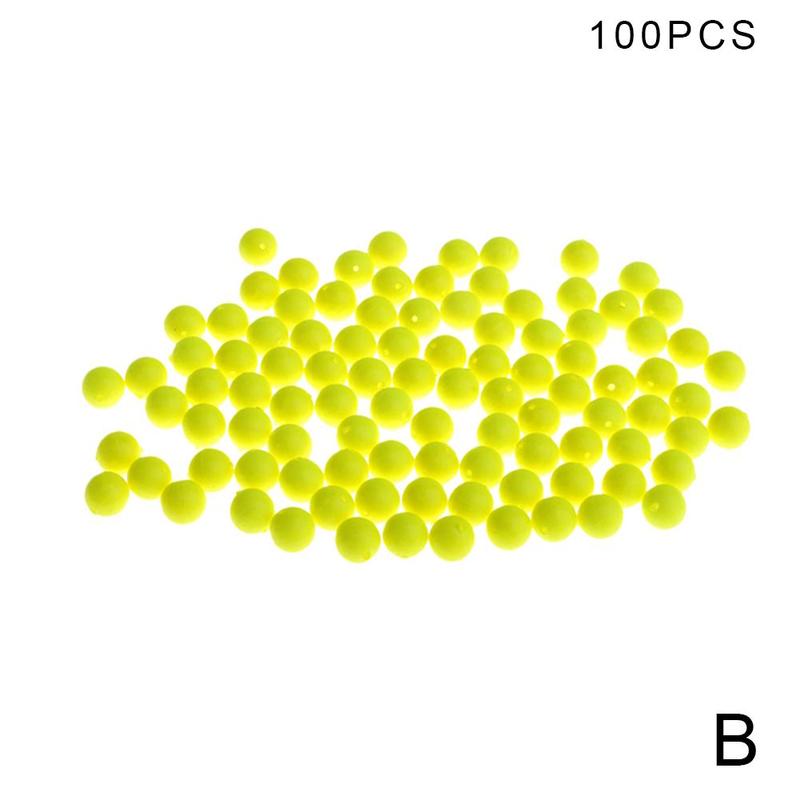 100 Pieces Of EPS Float Ball Foam Ball Eye-Catching Modified Fishing Ball Ball Gear Buoy Float Drift Fishing Float Beans Ba I2N4: YDY9357B9