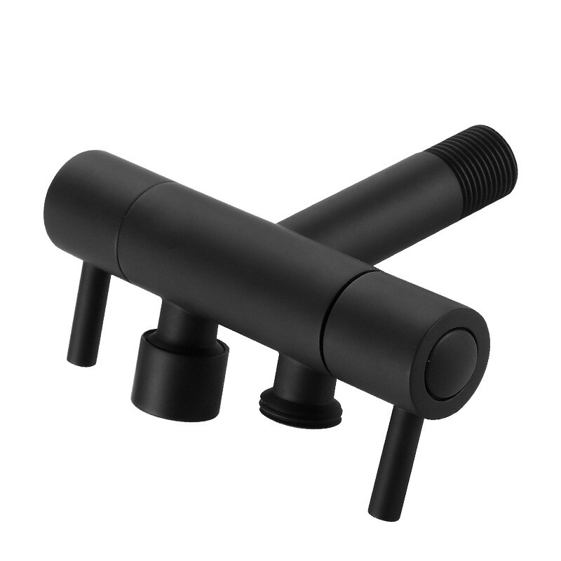 Bathroom Accessories Dual Purpose One In Two Out Bibcock Cold Water Bathroom Faucet Rust and Corrosion Resistance Toilet Taps: 02
