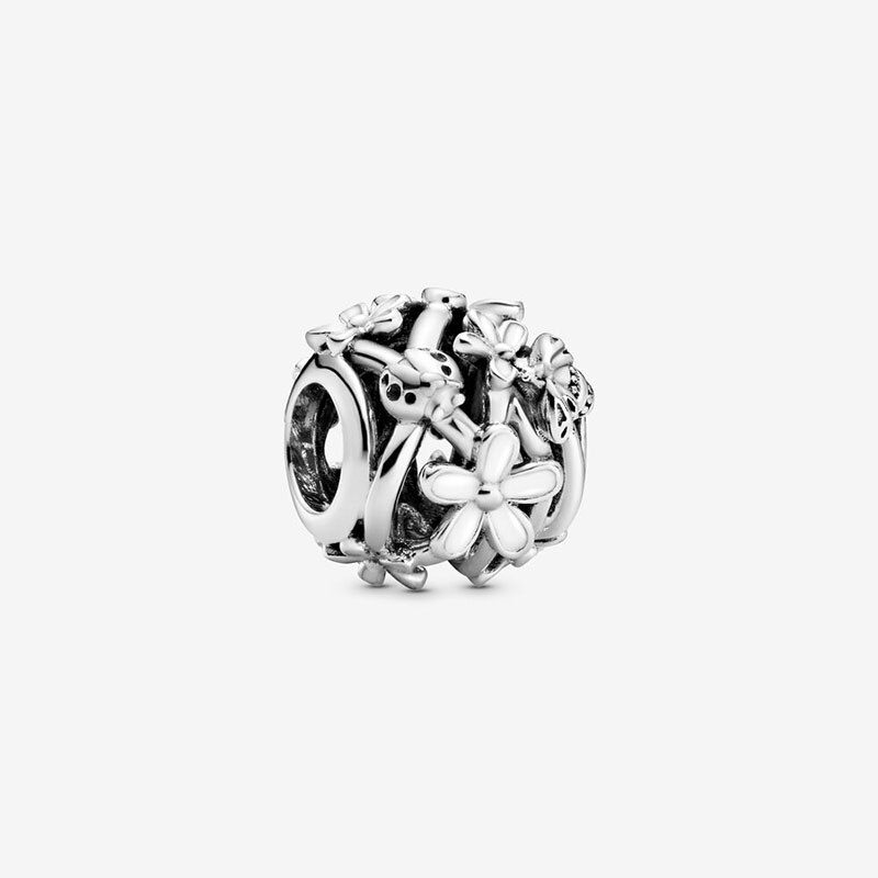 2020 Primavera New 925 Sterling Silver Beads Sparkling Zampa di Stampa e di Cuore Pendenti e Ciondoli fit Originale Pandora Braccialetti Donne Gioielli FAI DA TE: pdl797-B