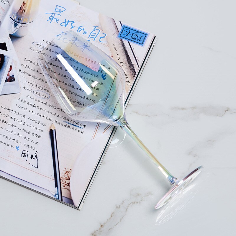 Coupe de vin en verre arc-en-ciel | Coupe de champagne, gobelets de Cocktail, verres de vin pour boire du vin pour mariage, home Bar hôtels verres: A4