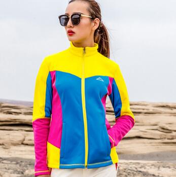 Varm vinter fleecejackor dam vandringsjacka för kvinnor termisk fleecejacka utomhus softshell sportjackor kvinnliga kläder: Blå / Xxxl