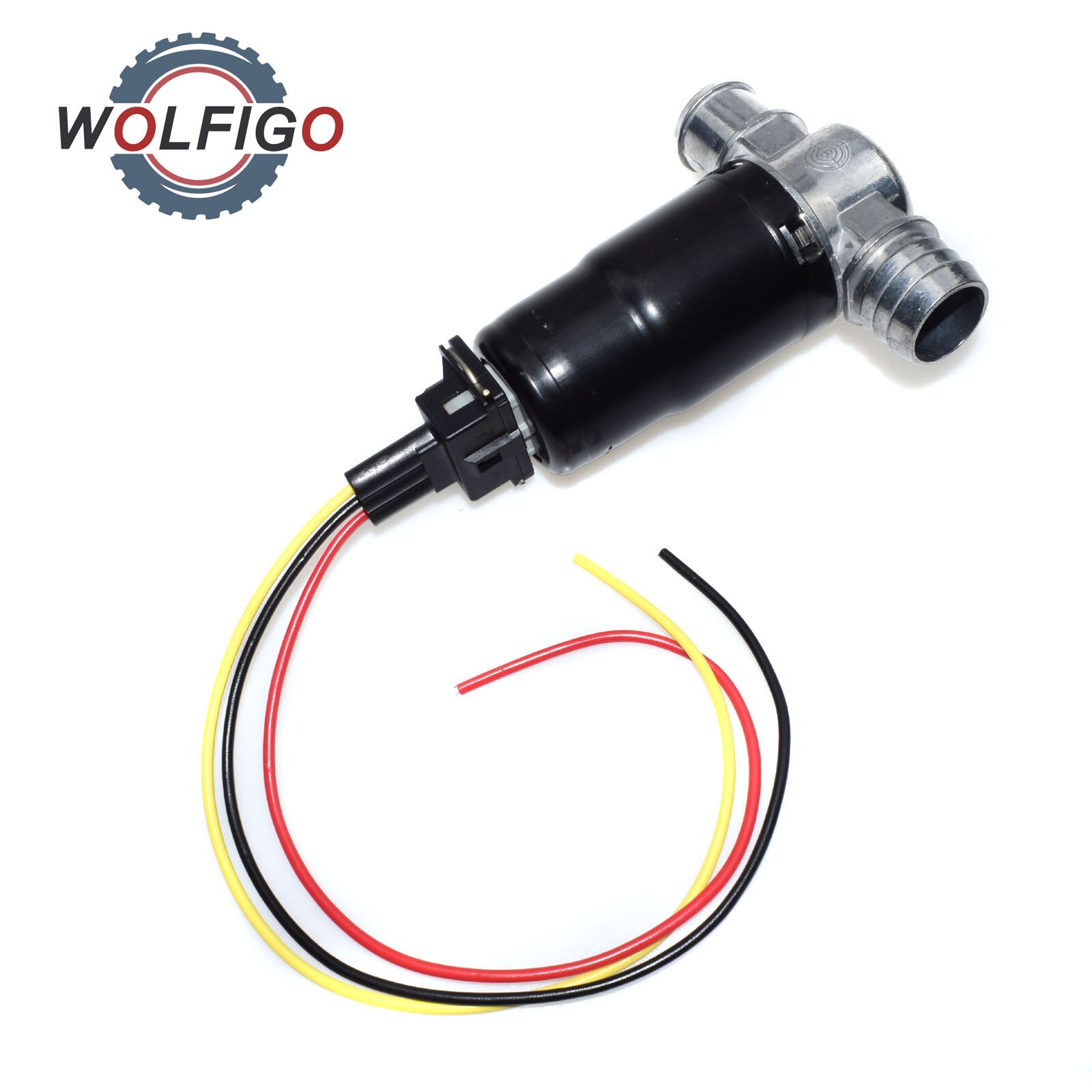 WOLFIGO Idle Air Control Valve IAC with Connector Plug Wire For BMW E30 E34 M20 M50 320i 325ix 520i Z1 13411433626 0280140524