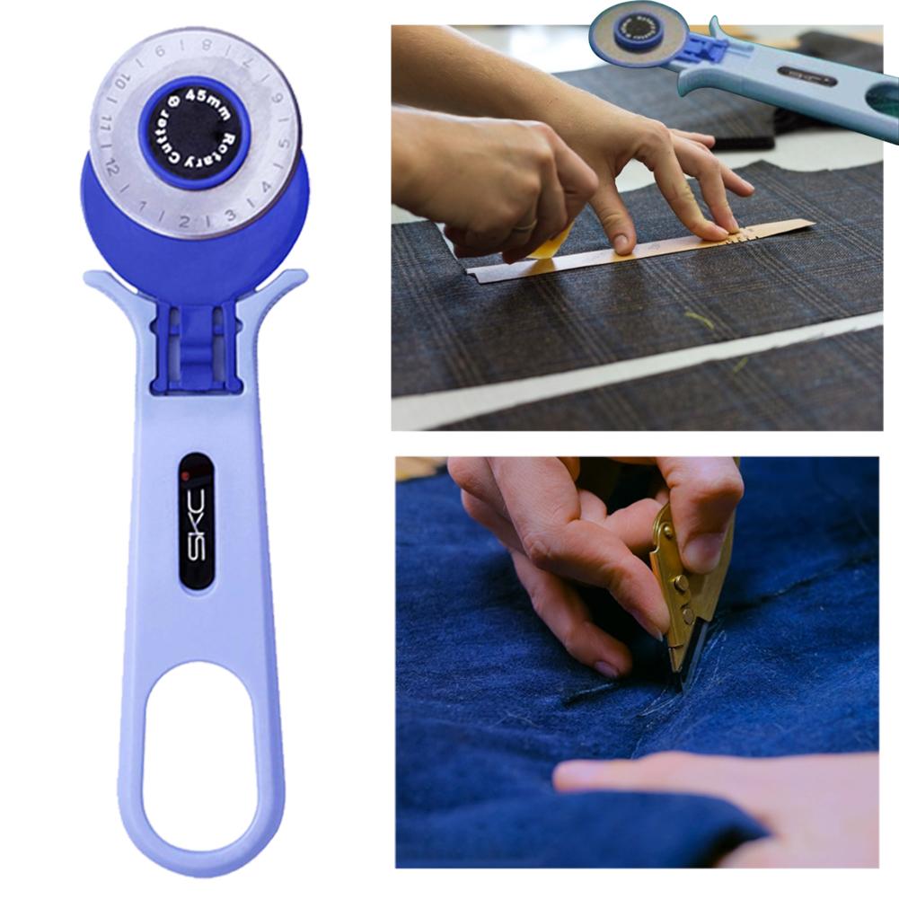 45mm Rotary Fabric Cutter Wheel Round Tailor Cutter for Crafting Sewing Quilting