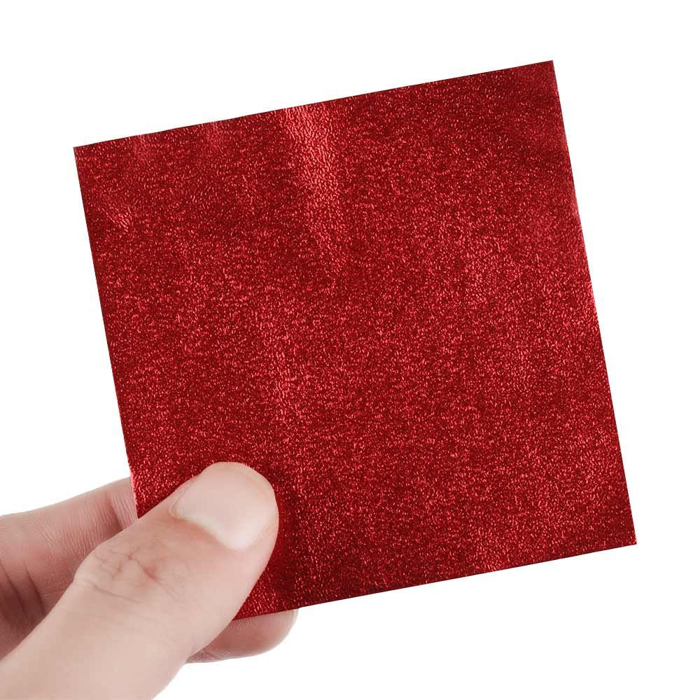 100 Stuks Diy Metalen Embossing Kleur Tin Voedsel Bakdecoratie Inpakpapier Snoep Chocolade Aluminiumfolie Pakket Papier