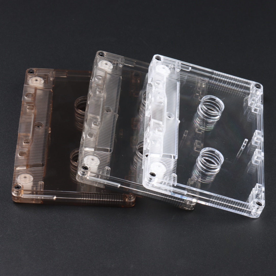 transparant in type I, II, IV Master Audio Cassette Shell Cases voor DIY Rollen Cassette, Reparatie en Vervanging