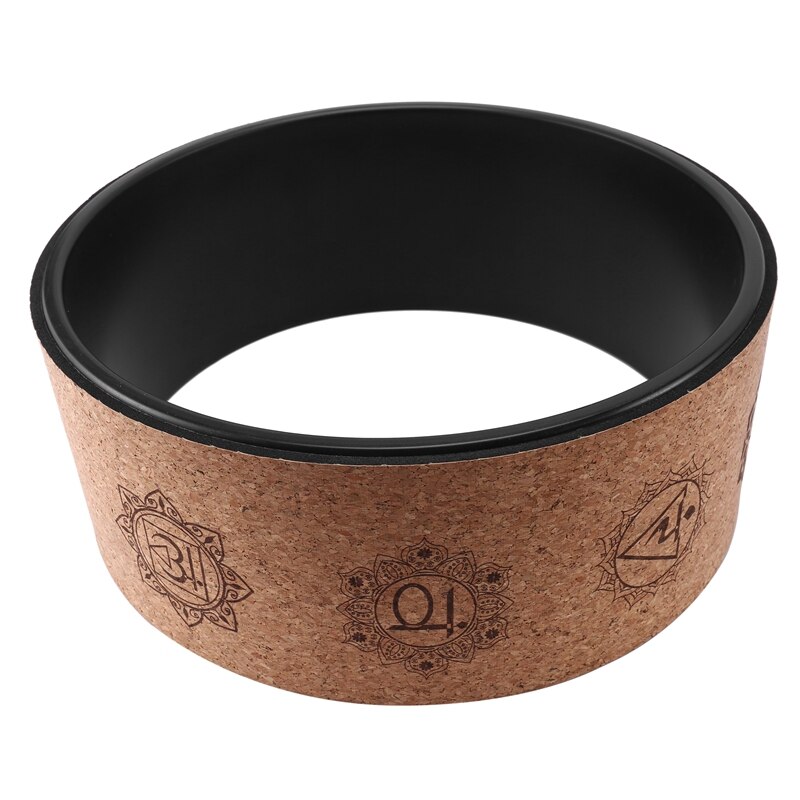 Rubber Yoga Wheel Yoga Wheel Waist Stretchy Fitness Equipment Circle Roller For Back Pain Stretching Fitness Circle