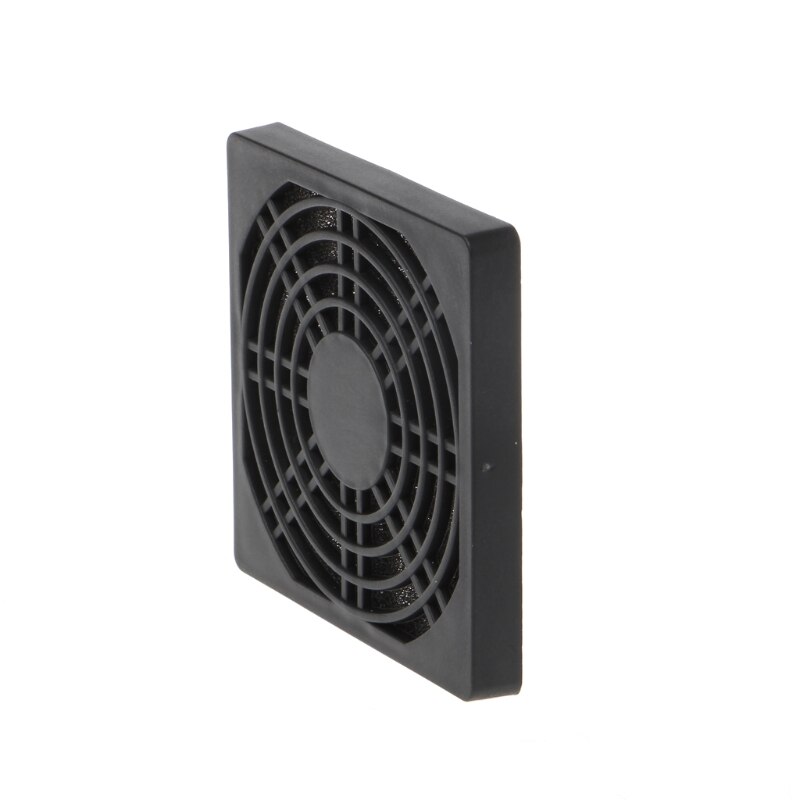 80mm plast støvtæt kabinet dæksel ventilator støvtæt filter vagt til computer pc