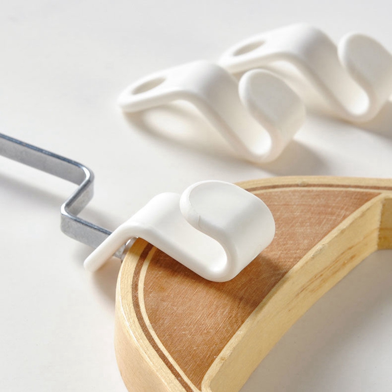 Multi-Function Wardrobe Hanger Hook Coat Hook Plastic Closet Stack Hanger Rack Bedroom Storage Wardrobe Organizer