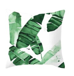 45 x 45cm växter blommigt kuddfodral tropiska löv kuddfodral kuddfodral för vardagsrum bedboom: 28