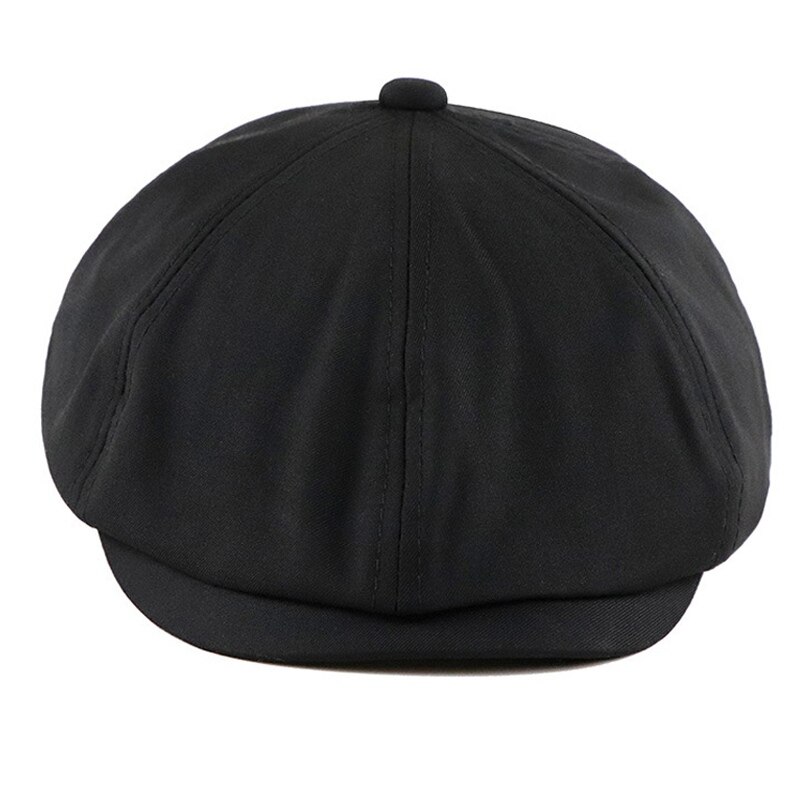 Barett Baskenmütze Aus Baumwolle, Karomuster, Unisex, Verstellbare Einheitsgröße