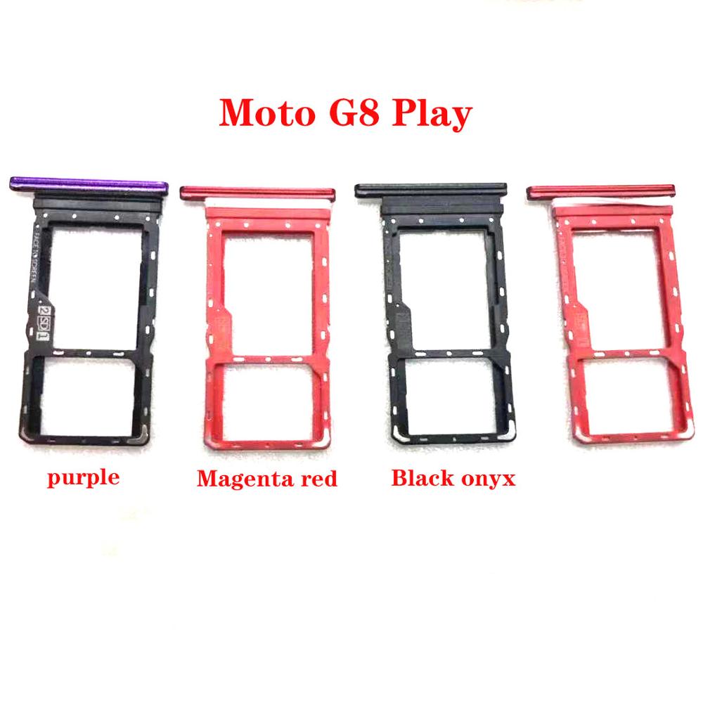 SIM del Supporto Del Vassoio di fessura SD carta lettore Adattatore per Motorola Moto G8 Gioco G8 più XT2015 XT2015-2 XT2019 XT2019-2