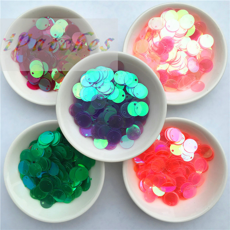 240 stücke 10mm Runde Pailletten transparent Pailletten Dame Kleidung Diy Zubehör Bühne Kostüm Schmuck Machen Anhänger Für Handwerk