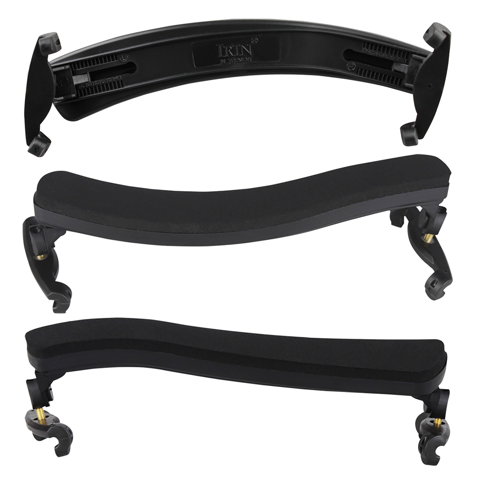 IRIN Violin Shoulder Rest Fiddle Shoulder Pad Chinrest Adjustable 3/4 4/4 Violin Shoulder Padded Rest Violin Accessories Parts: green