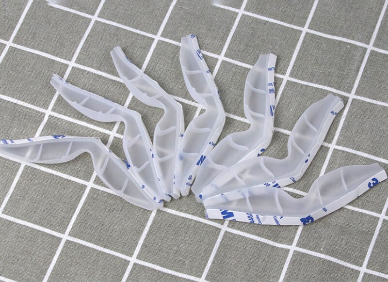 5 pièces sans buée accessoire nez pont pour masques en caoutchouc naturel empêcher les lunettes de buée pour les hommes femmes: 5pcs