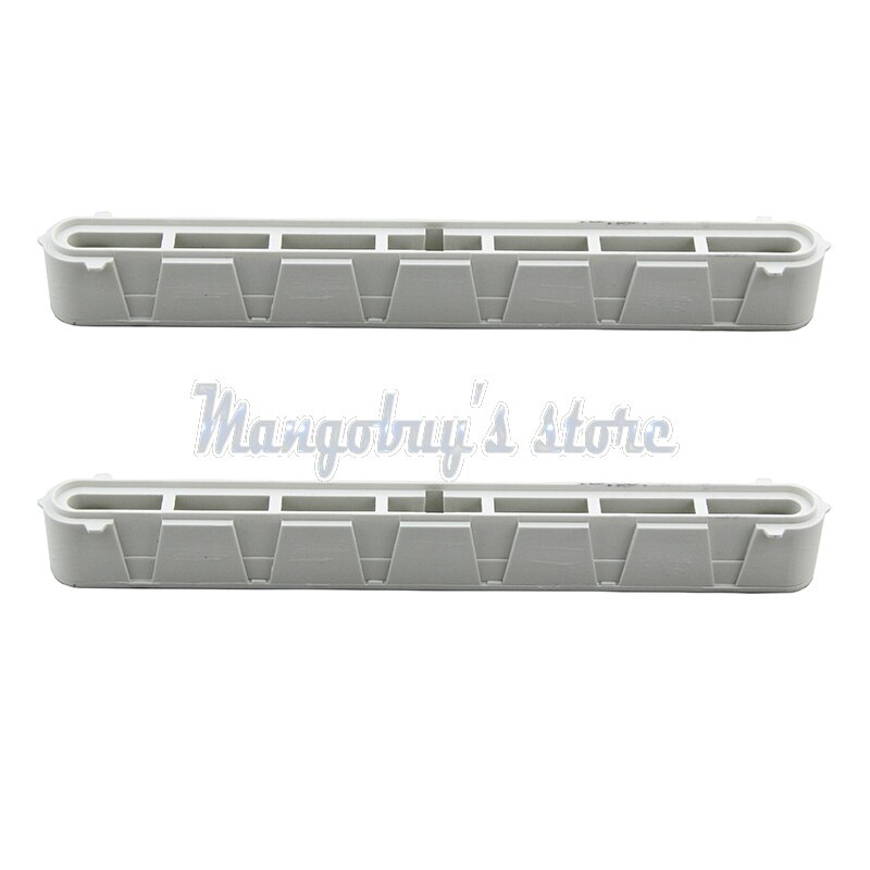 2PCS Style White/Black 10" Surfboard Fin Box Plastic For FCS Centre Longboard Fins Box Sup Board Accessories: White