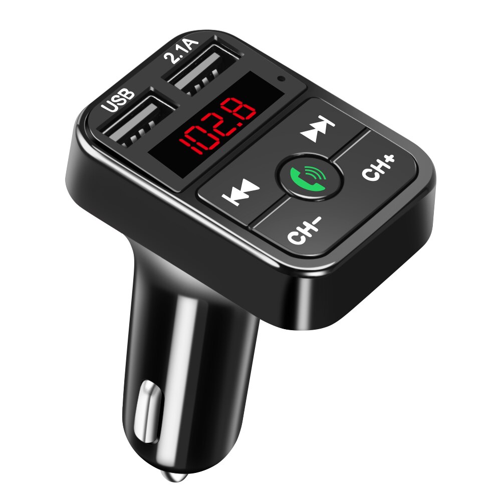 Auto Kit Handsfree Bluetooth Draadloze Fm-zender Lcd MP3 Speler Usb Charger 2.1A Auto-accessoires Handsfree