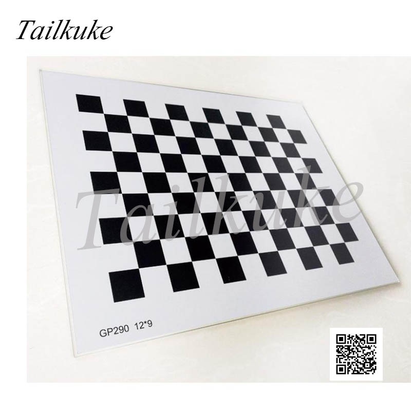 Checkerboard Alumina Calibration Plate Diffuse Reflection Opacity Square Array 12*9mm Check Visual Optical Correction Board