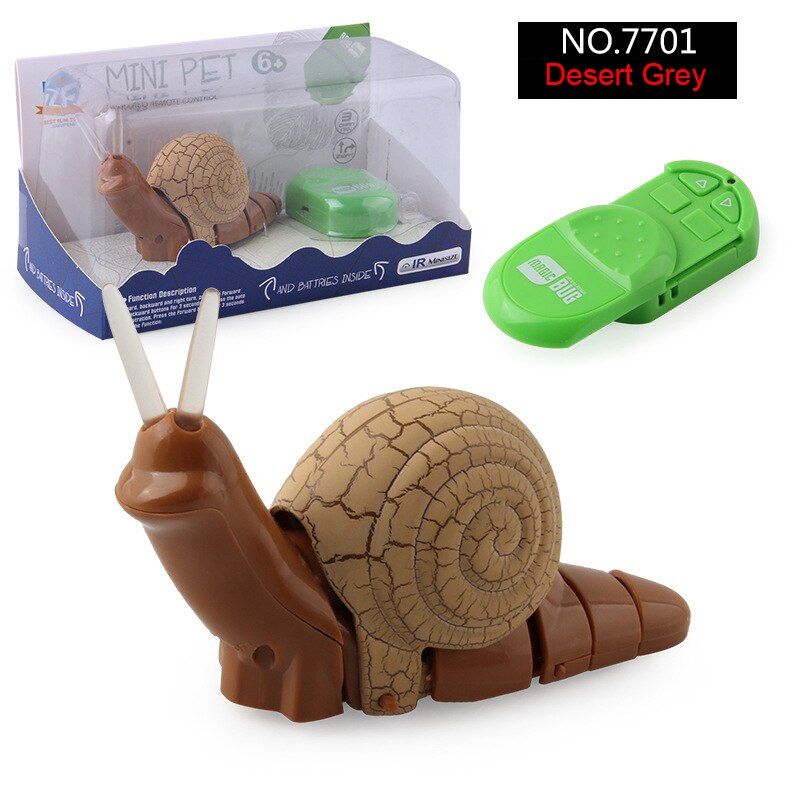 pilot na podczerwień zabawka dziwny nowy produkt pilot na podczerwień mała lampa ślimakowa z lekkim elektrycznym owadem zabawkowy Model: 02