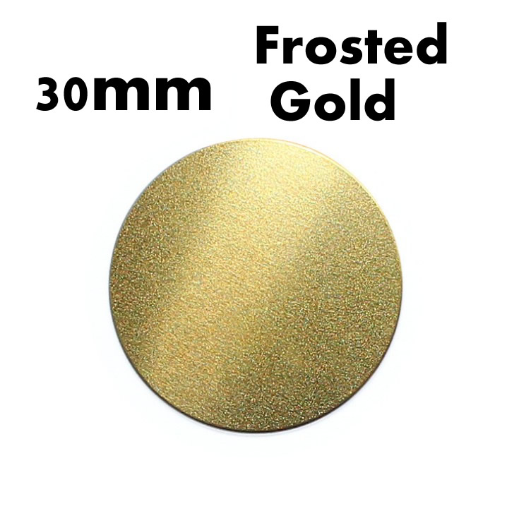 2 stuks Universele 30mm matte Geborsteld Metalen Plaat schijf ijzeren plaat voor Magneet Mobiele Telefoon Houder Voor Magnetische Auto telefoon standhouder: 30gold-matte