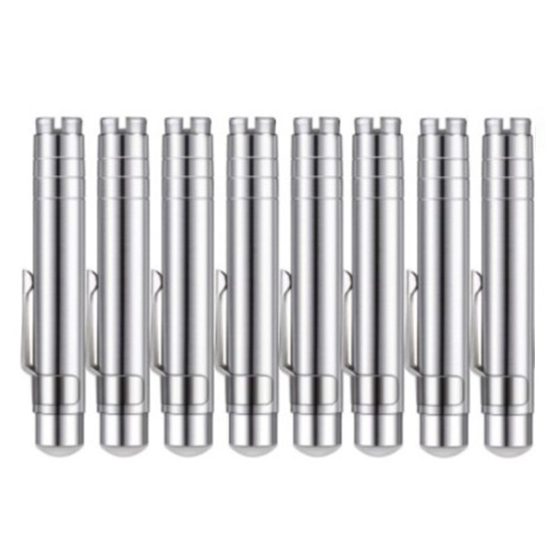 Soporte para tizas de aleación de aluminio de 8 uds, Clip de tiza para maestros portero de tiza sin roturas, pintura y escritura para niños: Default Title