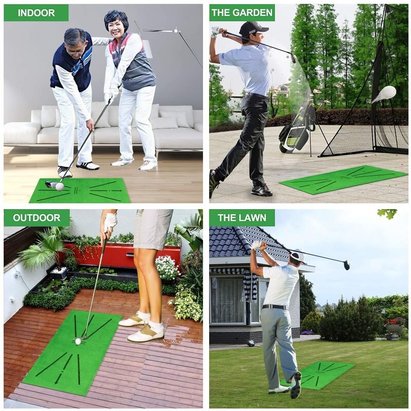 30X60 Cm Impact Golf Training Mat Voor Swing Detectie Batting Achtertuin Praktijk Raken Matten Indoor Apparatuur