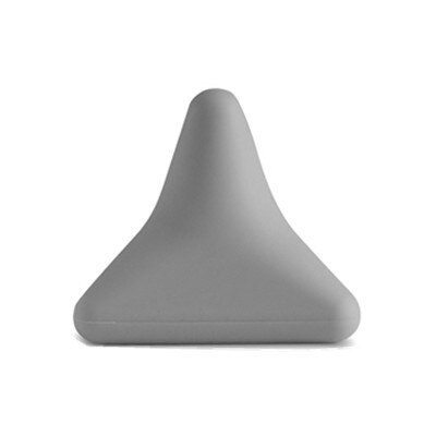 Silizium Massage Kegel Solide Ball Psoas Muskel Freisetzung Brust Wirbelsäule Zurück Nacken Schulterblatt Fuß Yoga Dreieckige Entspannen Gerät: 4Ecke grau