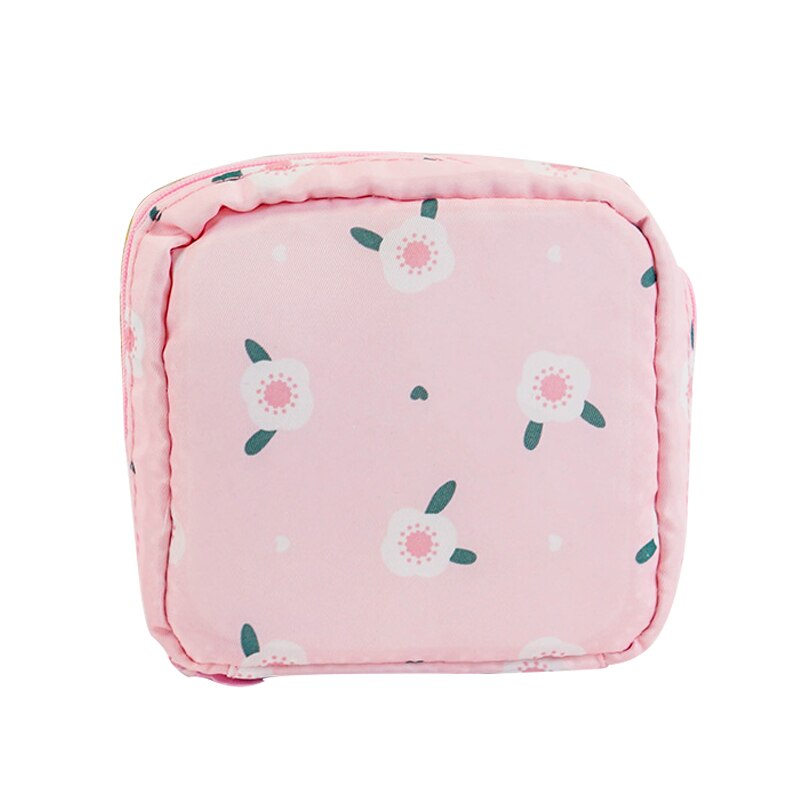 Opbergtas Organizer Hoofdtelefoon Case Sanitaire Credit Kaarthouder Meisje Maandverband Zak Servet Handdoek Portemonnee Cosmetica: 2