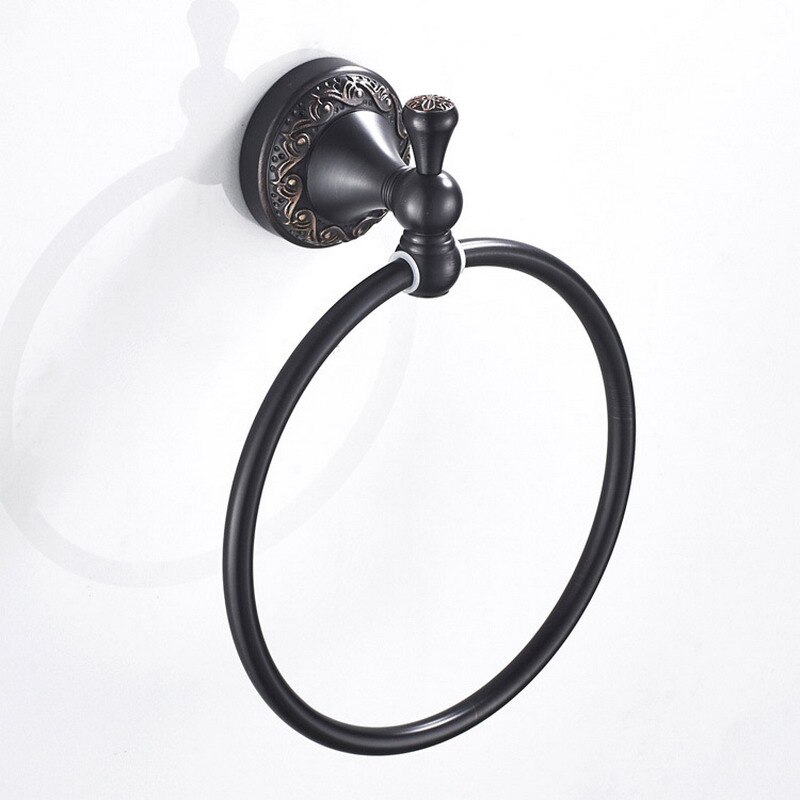 Towel Rings Oil Rubbed Bronze Towel Ring Towel Holder Bath Towel Bar Bathroom Accessories Home Decoration ZD1668