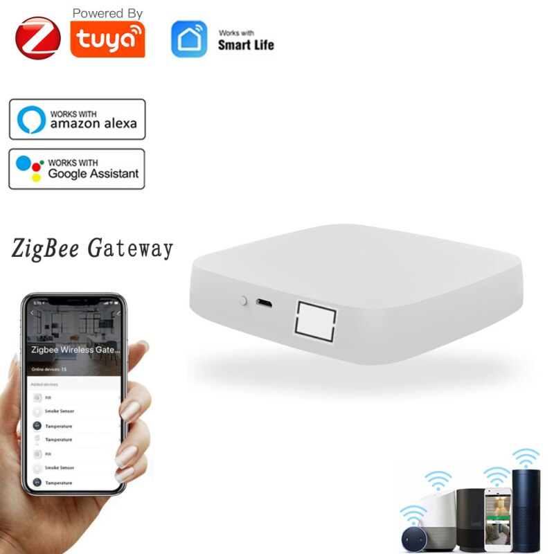 ZigBee Smart Door Sensor Window Door Magnetic Alarm Detector Independent Magnetic Sensor Smart Life Automation Kits: gateway