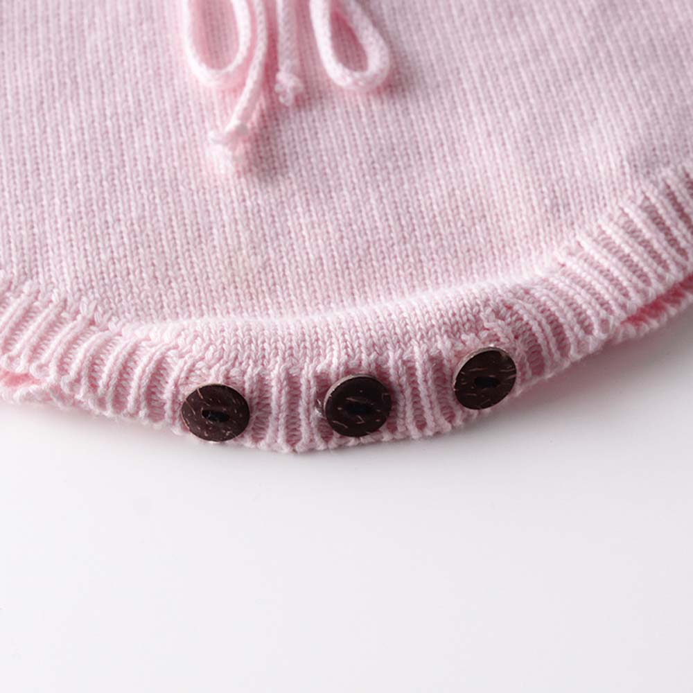 Baby Autumn Winter Clothing Newborn Infant Baby Girls Boy Knitted Bodysuits Heart Sweater Jumpsuits Warm Elastic Band Tops