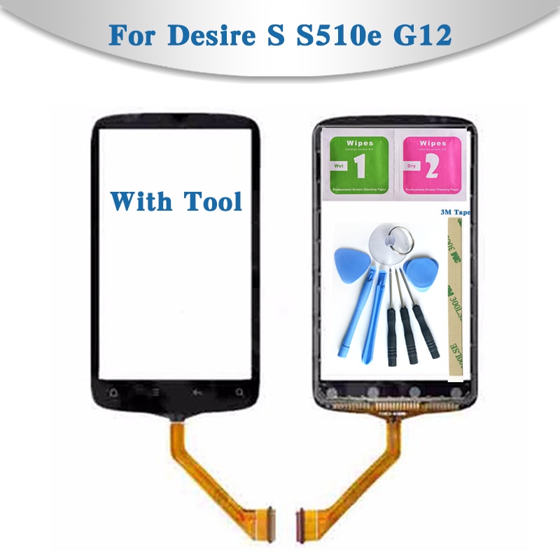 Vervanging 3.7 "Voor Htc Desire S S510e G12 Touch Screen Digitizer Sensor Outer Glas Lens Panel