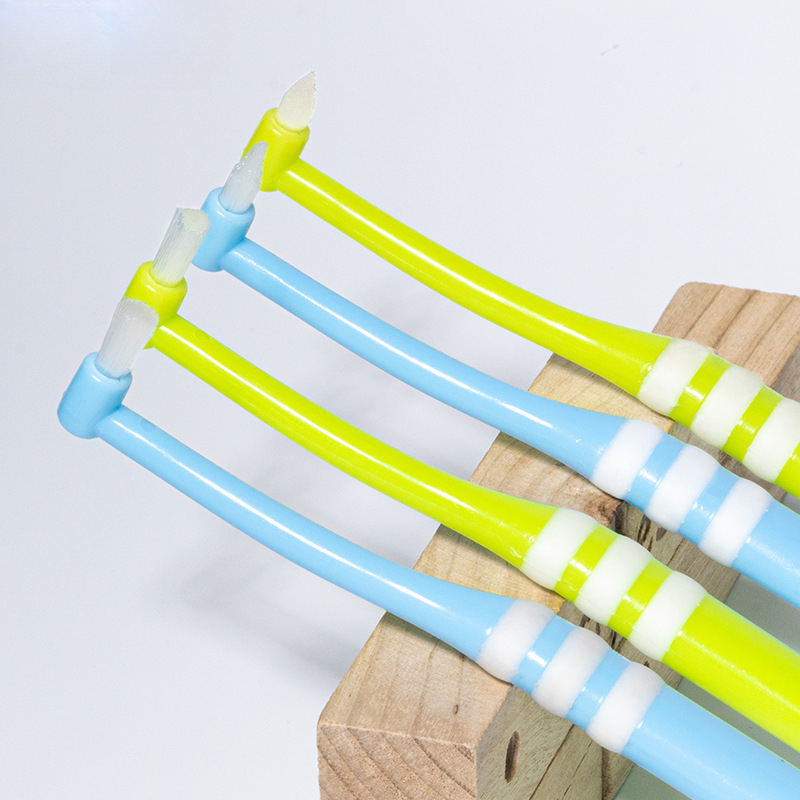 1PC Tandheelkundige Orthodontische Tandenborstel Met Puntige en Platte Kop Professionele Reinigingsborstel Tussen Tanden Mondhygiëne Tool Gabri Rotterdam