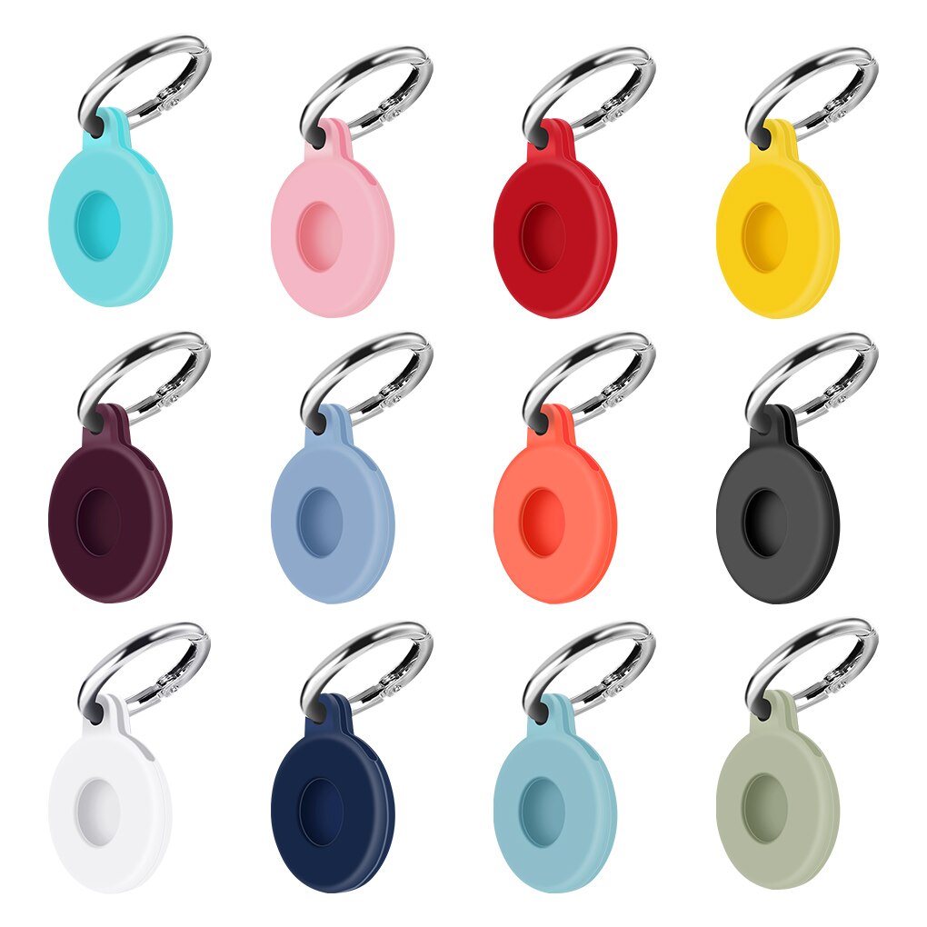 1pc Schutzhülle Für Aircovered AirTag fallen Silikon Schutz Stoßstange fallen Kompatibel mit Apfel AirTags Tracker Schnalle