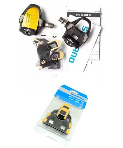 Pédales de vélo de route en carbone PD R7000/PD5800/R540/R550, autobloquant SPD avec 105 cales, SM-SH11