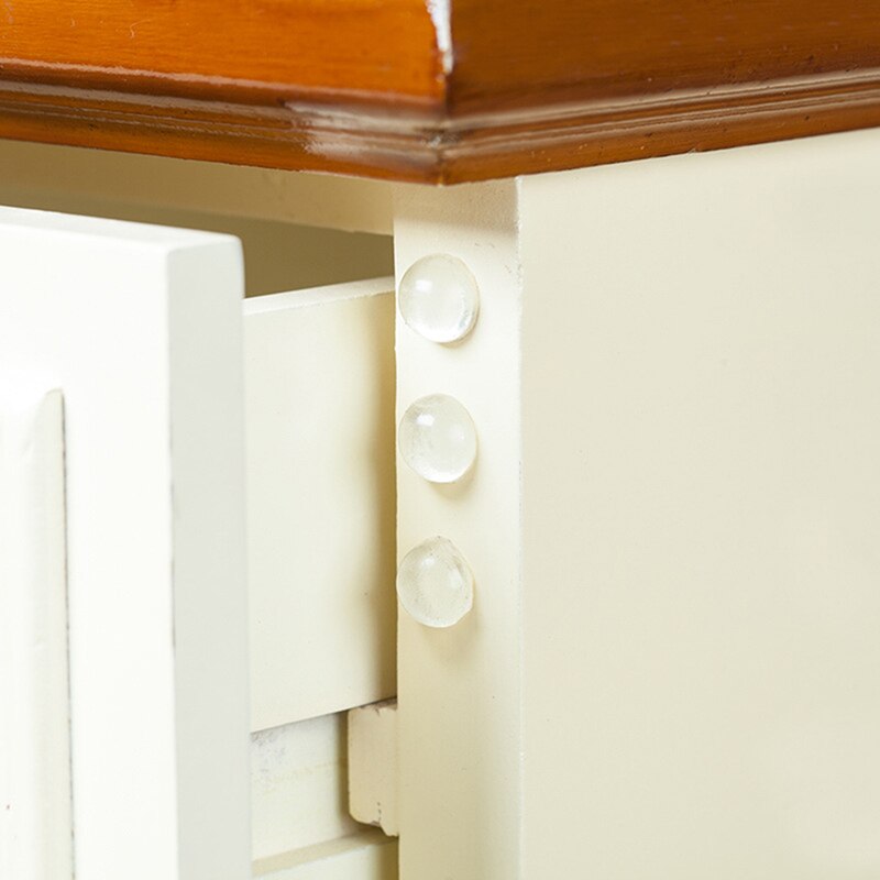 24 Stks/set Transparante Anti Slip Siliconen Schokdemper Zachte Kussen Voor Closestool Meubels Accessoires