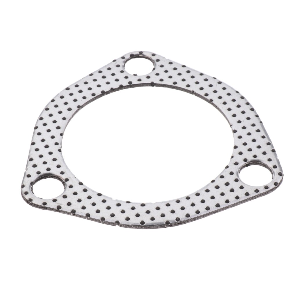 Plug and Play Car Triangle 3 Bolts High Exhaust Gaskets Flange 2.5 inch