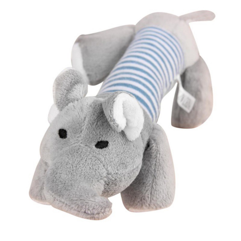 Dog Pet Toy Donkey Shaped Chew Toy Outdoor Interactive Training Dog Supplies Squeaker Squeaky Plush Bone Molar Toy: RT660H