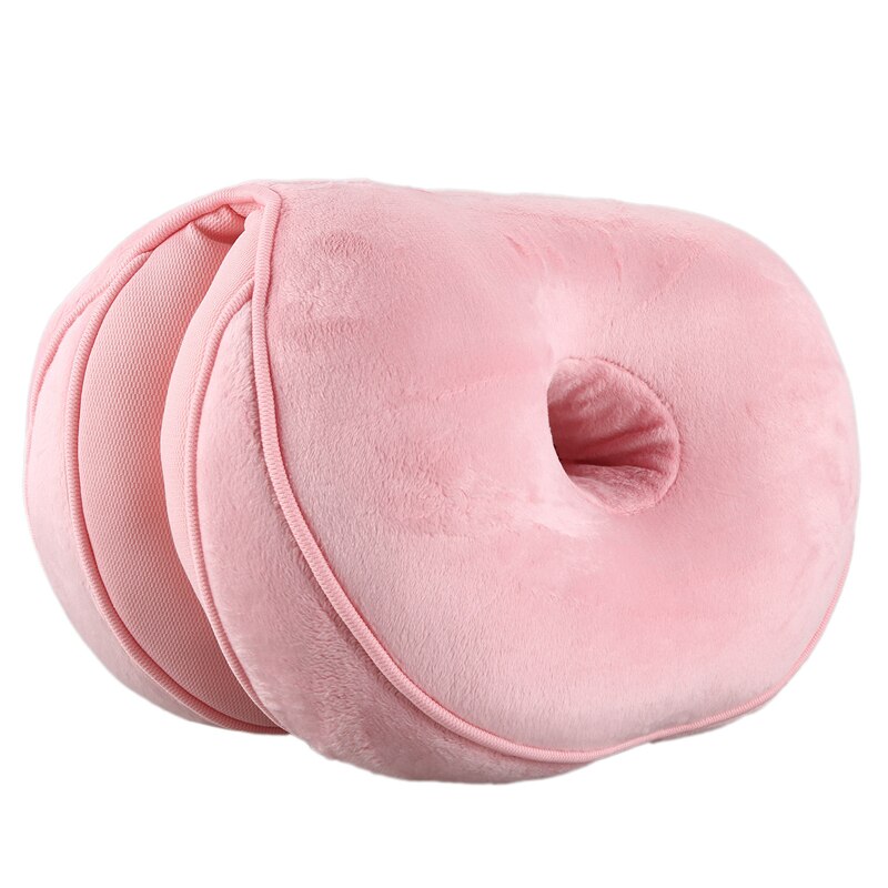 Multifunctionele Dual Comfort Zitkussen Hip Lift Zitkussen Mooie Butt Zitkussen Comfy Voor Thuis Roze